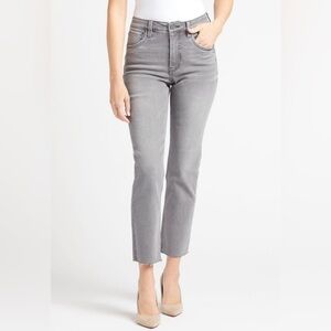 Kut from the Kloth Elizabeth Fab Ab Ankle Straight Leg Grey Jeans